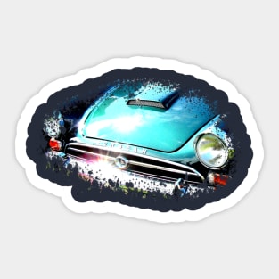 Sunbeam Alpine Tiger 1960s British classic car elements (without badge) Sticker